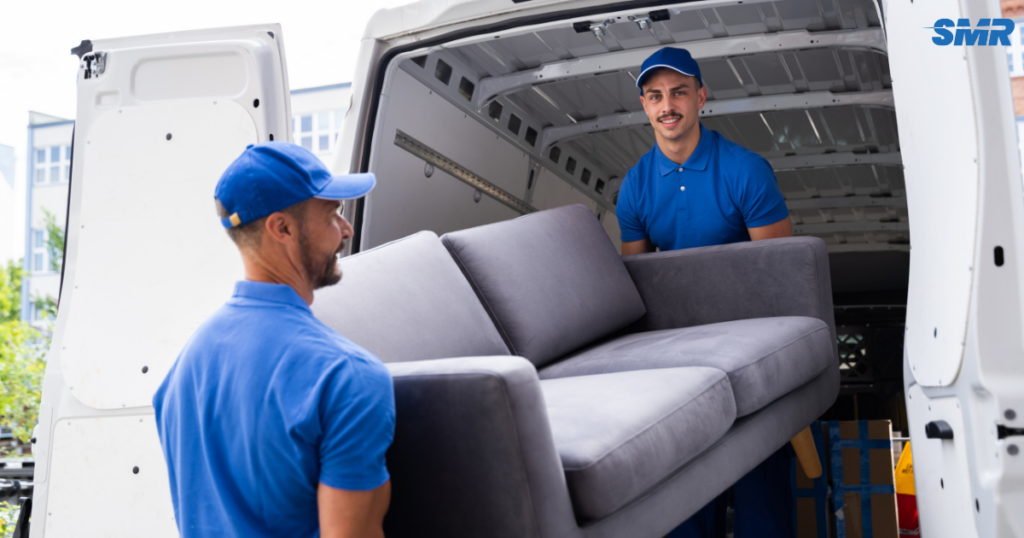 Man and van for single item Acton delivering sofa furniture