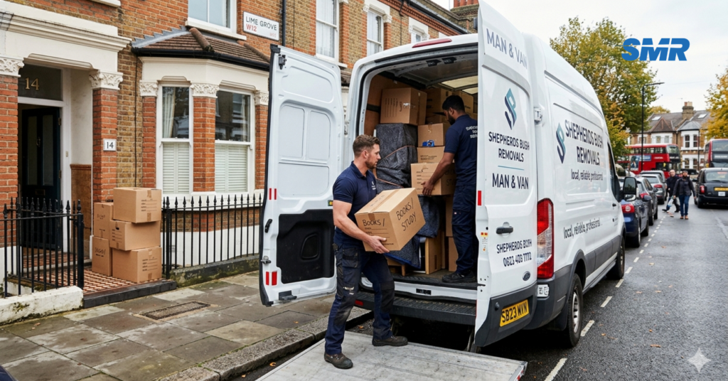 Affordable man and van Shepherd Bush for house removals