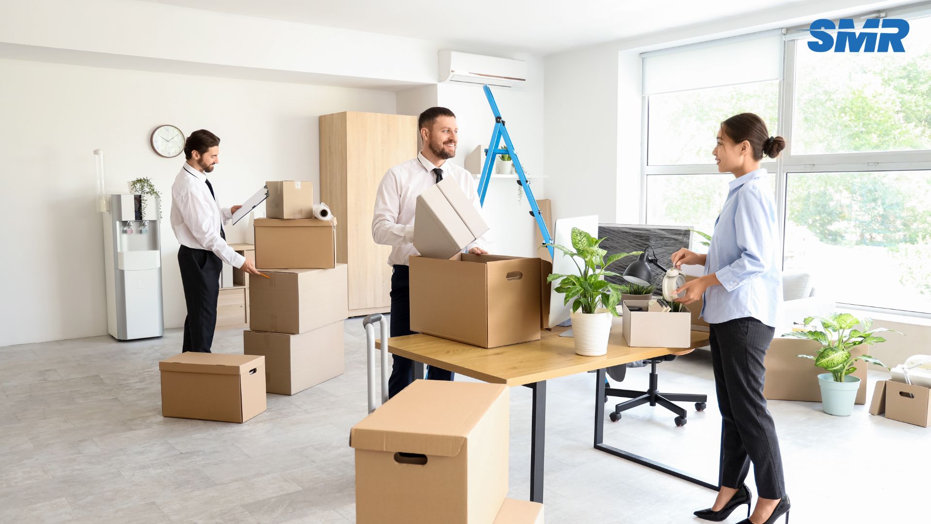 Office removals Chingford team moving desks chairs and office equipment