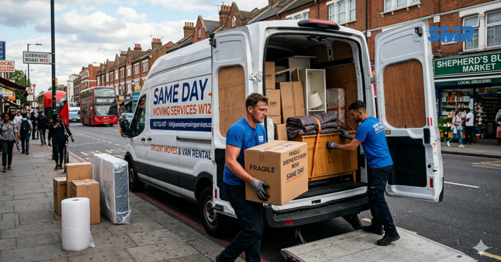 Same-day man and van service Shepherd Bush for fast moves