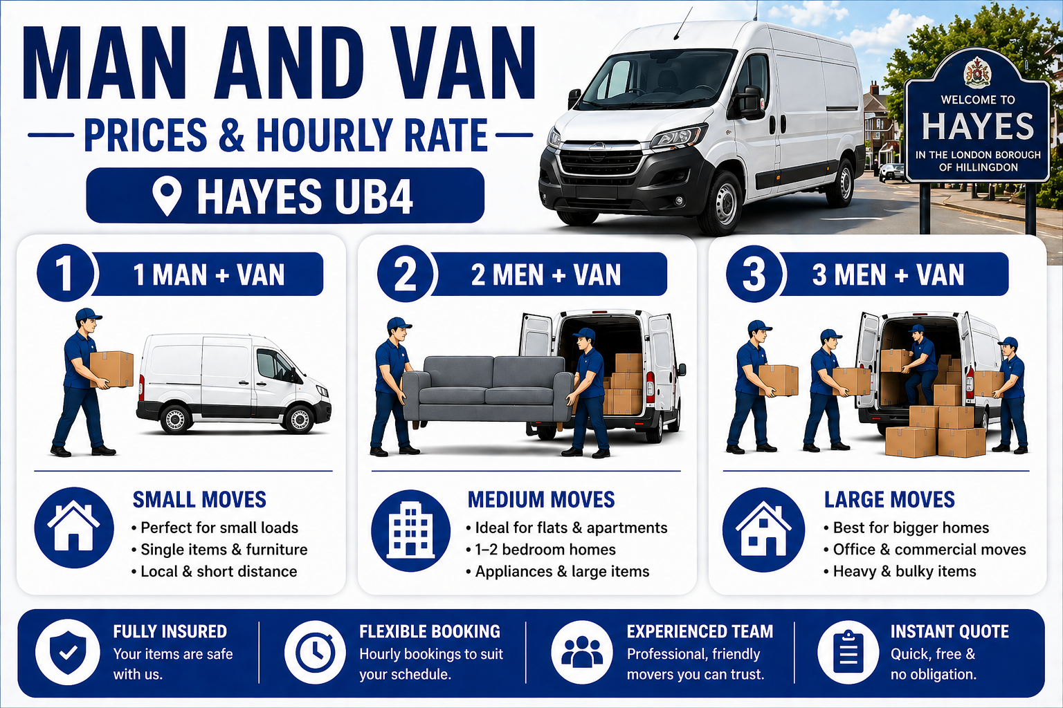 man and van Hayes hourly rate infographic UB4