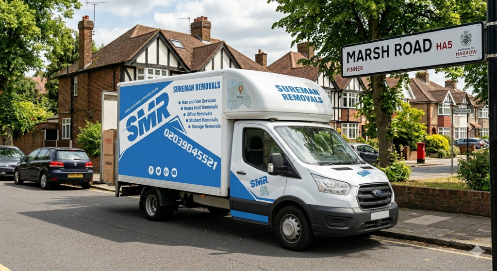 Cheap man and van Pinner HA5 local removals van service