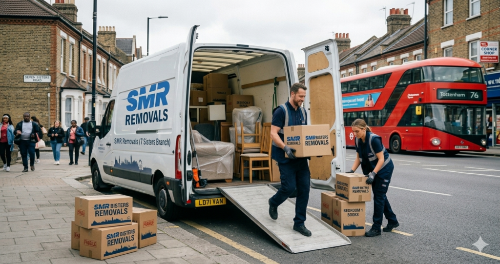 Man and Van Movers Helping with a Move in Seven Sisters