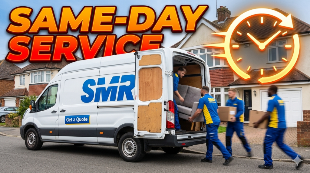 Sureman Removals van for same-day man and van service in Parsons Green, SW6