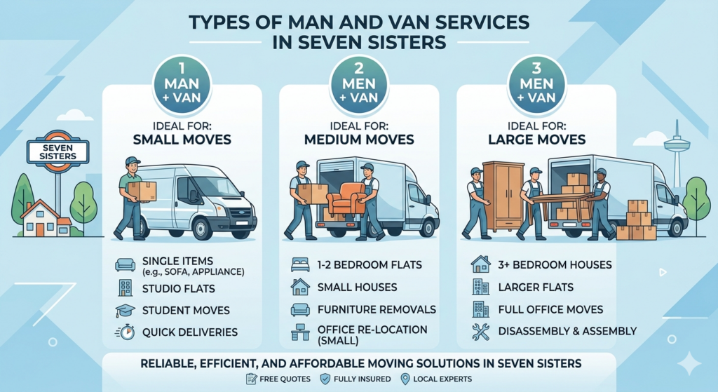 Man and Van Services in Seven Sisters | Affordable Moving Solutions