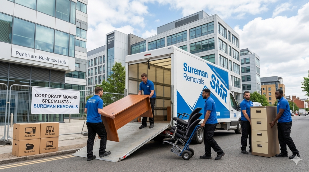 "Professional office removals in Peckham, offering efficient and affordable services."