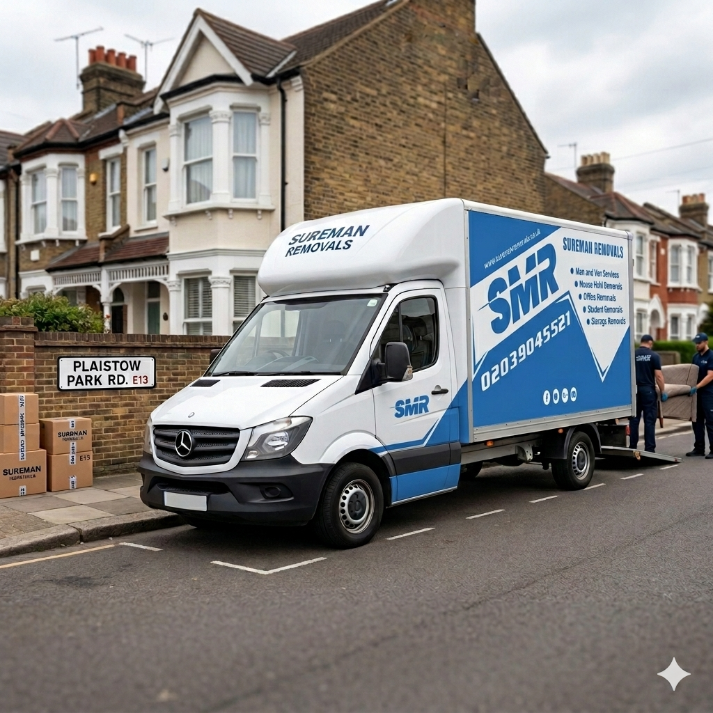 man with a van Plaistow E13 local removals van Sureman Removals