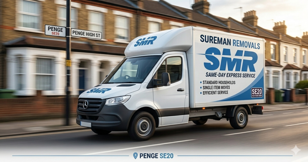 same day man and van Penge SE20 fast removals van