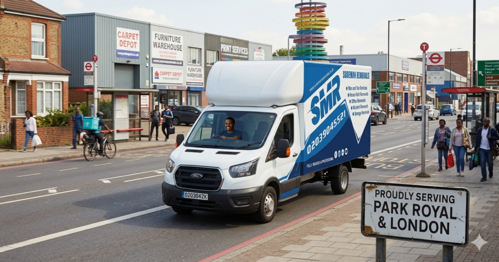 "Sureman Removals van in Park Royal area"