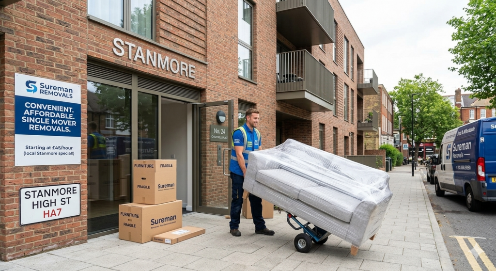 Man and Van Stanmore single item sofa delivery service in Stanmore HA7