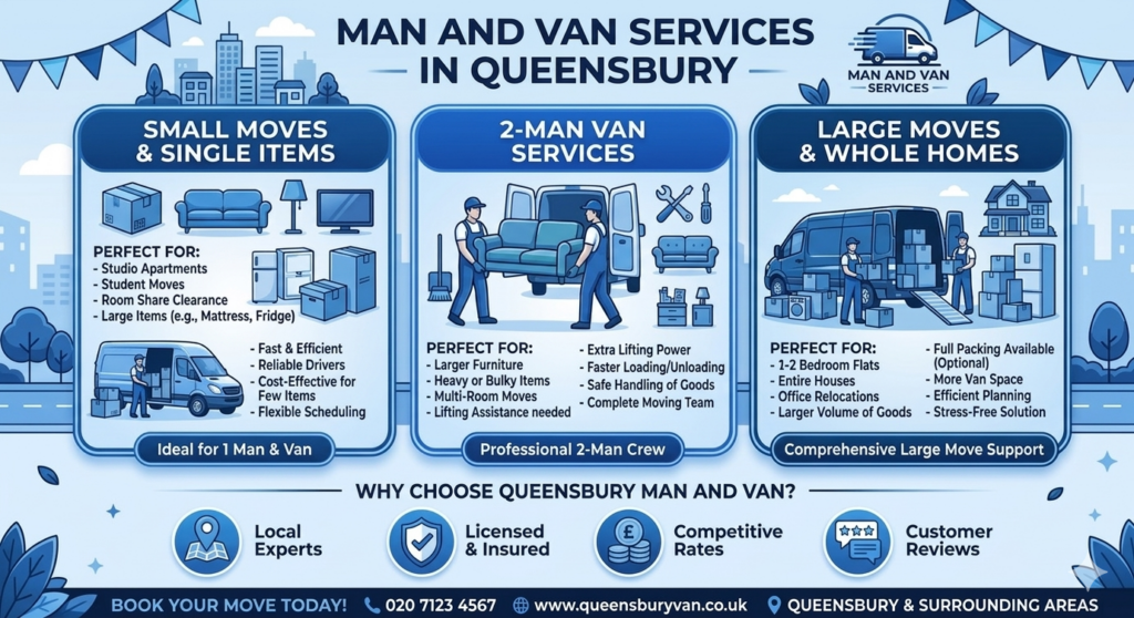 Affordable Man and Van Services in Queensbury"