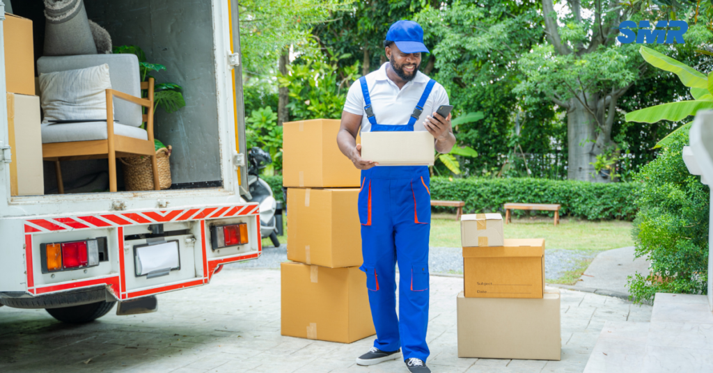Man and Van Lambeth service with professional movers loading a removals van in Lambeth