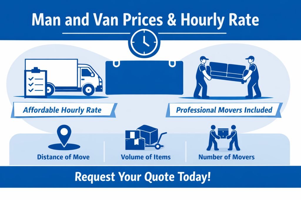 man and van Battersea prices and hourly rate infographic cheap removals SW11