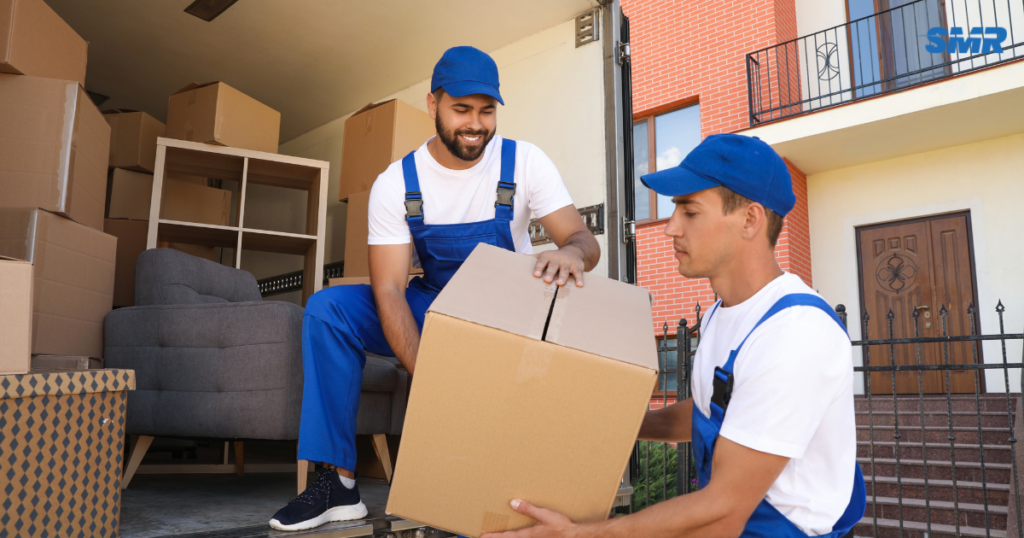 same day man and van Harrow loading furniture into van HA1