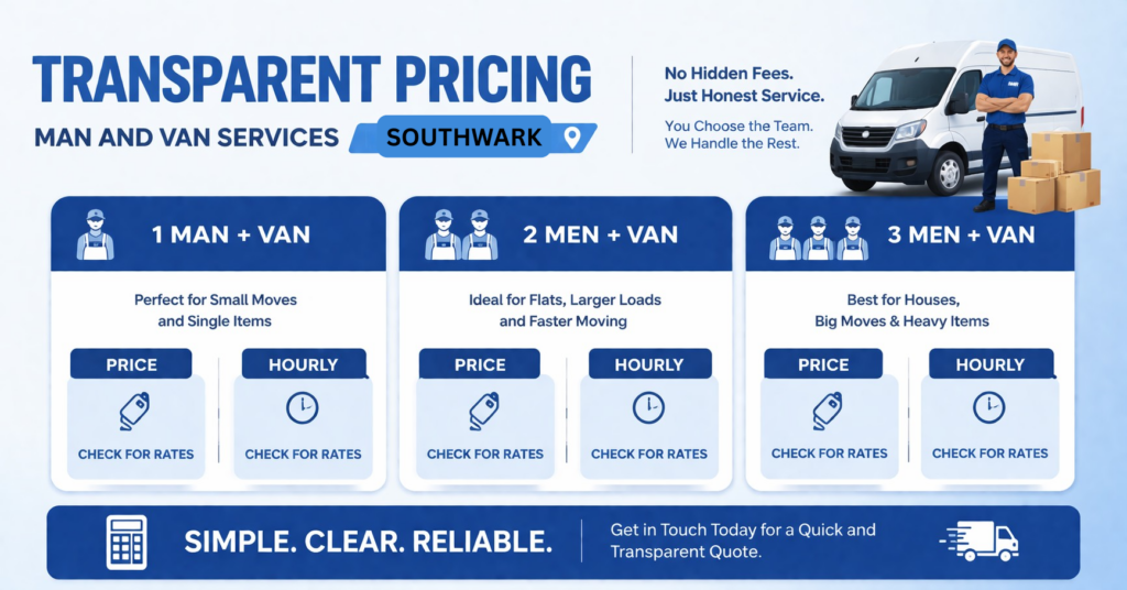 Man and Van Leytonstone Prices & Hourly Rate Breakdown
