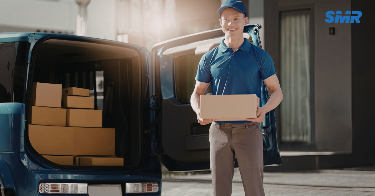 white removals van parked in Greenwich SE10
