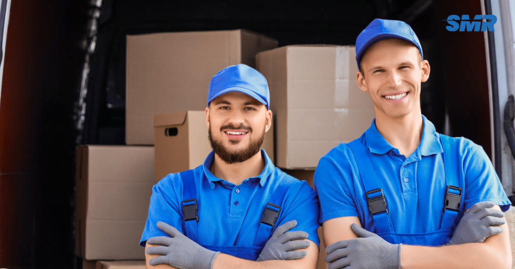 Man and van Kidbrooke team loading furniture into a removals van in Kidbrooke London SE3