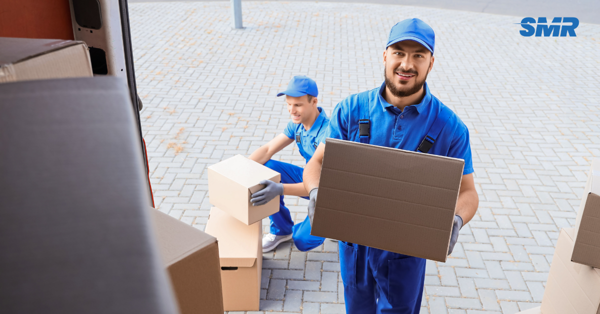 man and van Kingston Upon Thames movers loading removal van outside home