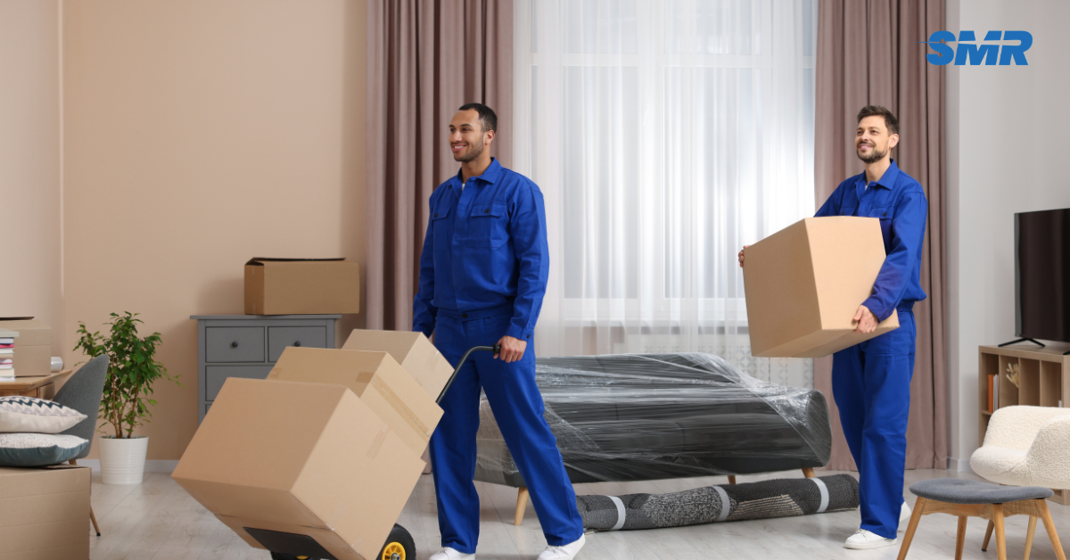 man and van Lewisham movers loading branded removal van outside property