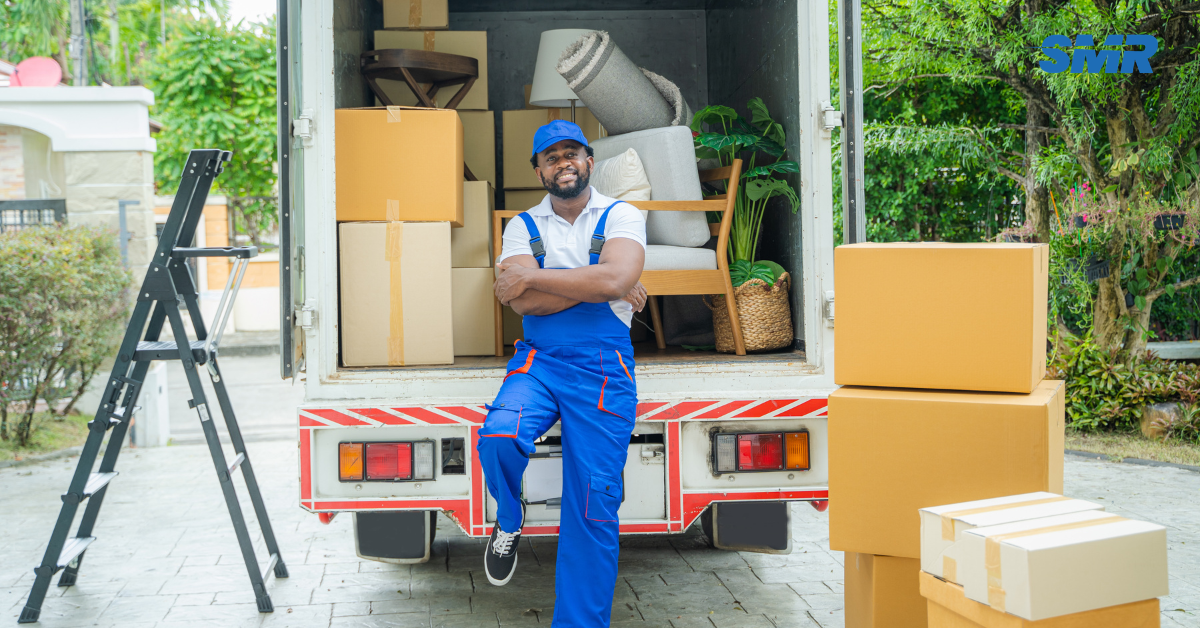 Professional man and van team loading a removal van in Daptford SE8