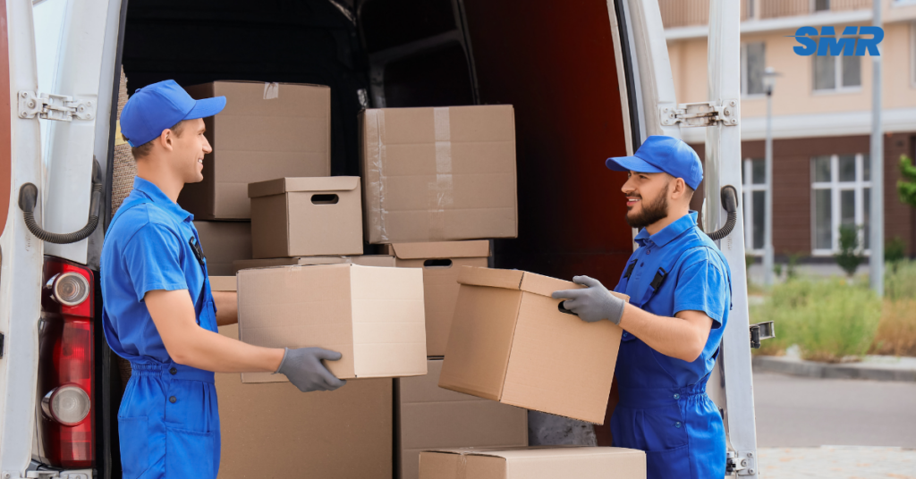 Man and Van Gospel Oak movers loading furniture into a removals van