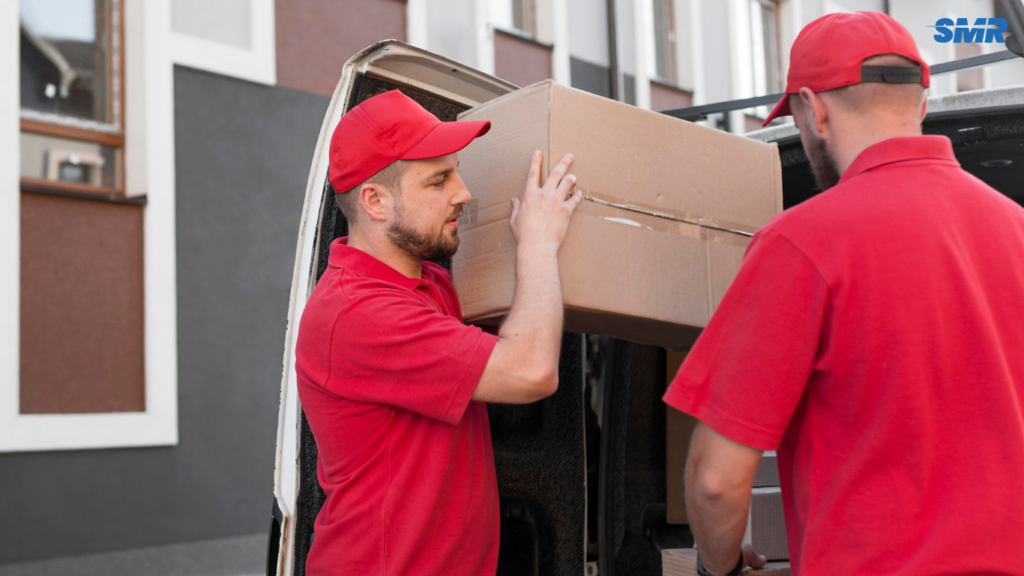 Man with a van in West Ham moving a sofa for a single-item removal