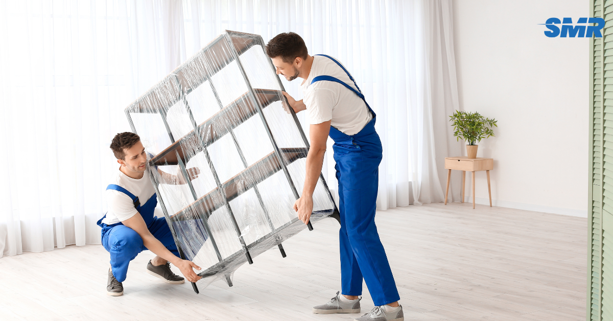Removals van outside an office in Kidbrooke during a business relocation