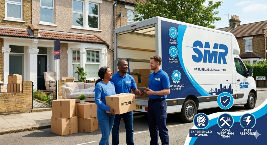 Trusted man with a van West Ham removal company with happy customers