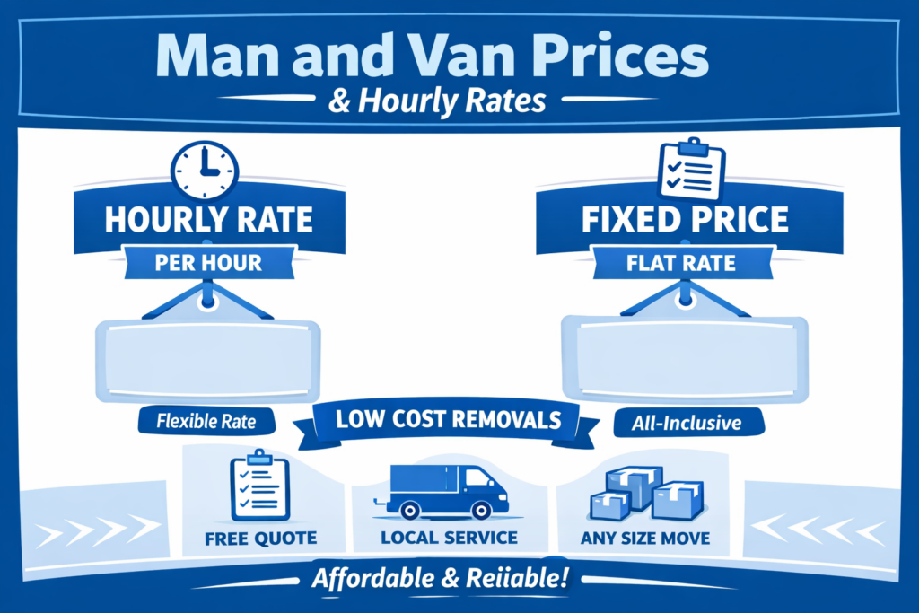 Infographic showing house, flat, office, single-item, IKEA removals