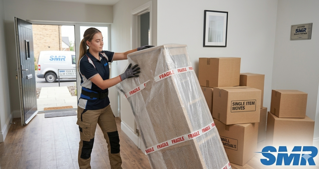 Single item man and van WD25 service for furniture and small removals