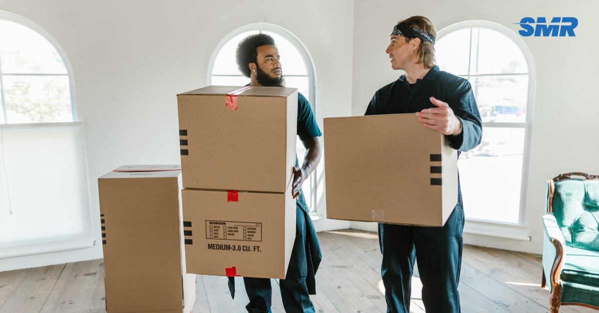 Infographic showing home, office, student, and IKEA collection moving services in Maidavale