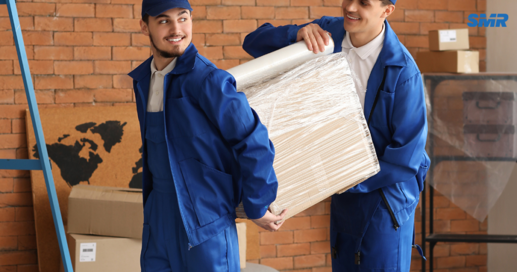 Man and Van Finsbury N4 movers loading furniture and moving boxes into a removals van