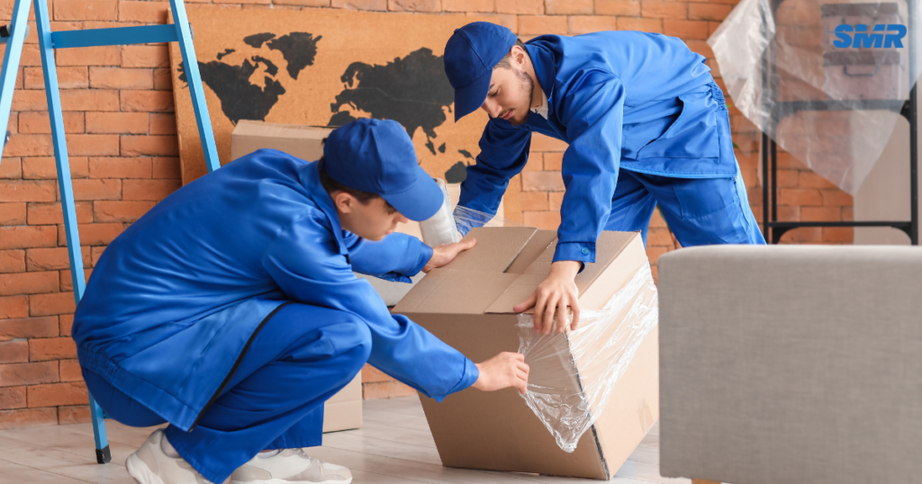 Man and Van Gospel Oak NW3 movers carrying furniture into a residential property