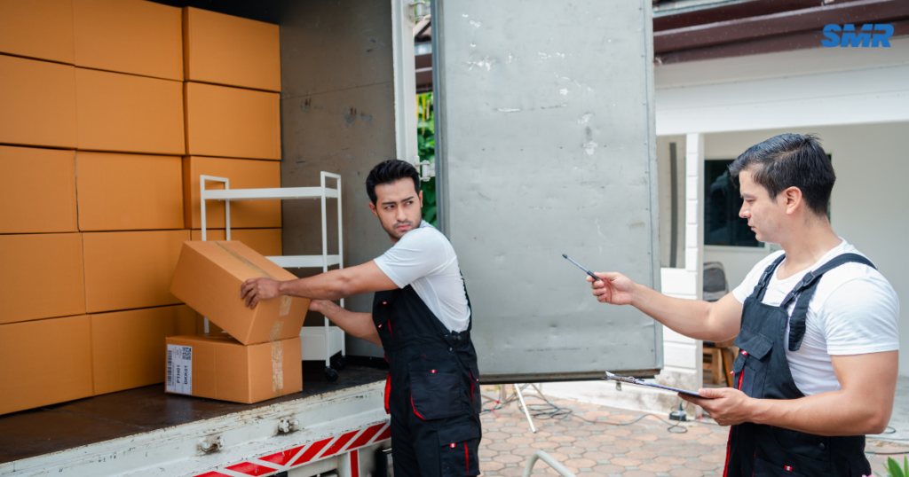 Experienced movers assisting a family in Hayes